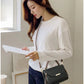 New Quality PU Leather Single Strap with Zip Closure Candy Pattern Bag