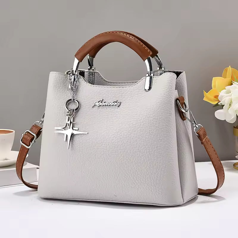 Trendy Crossbody Handbag with Zip Closure PU Texture Fashion Style Wholesale From Manufacturer