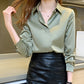 Women’s Loose White Long Sleeve Shirt