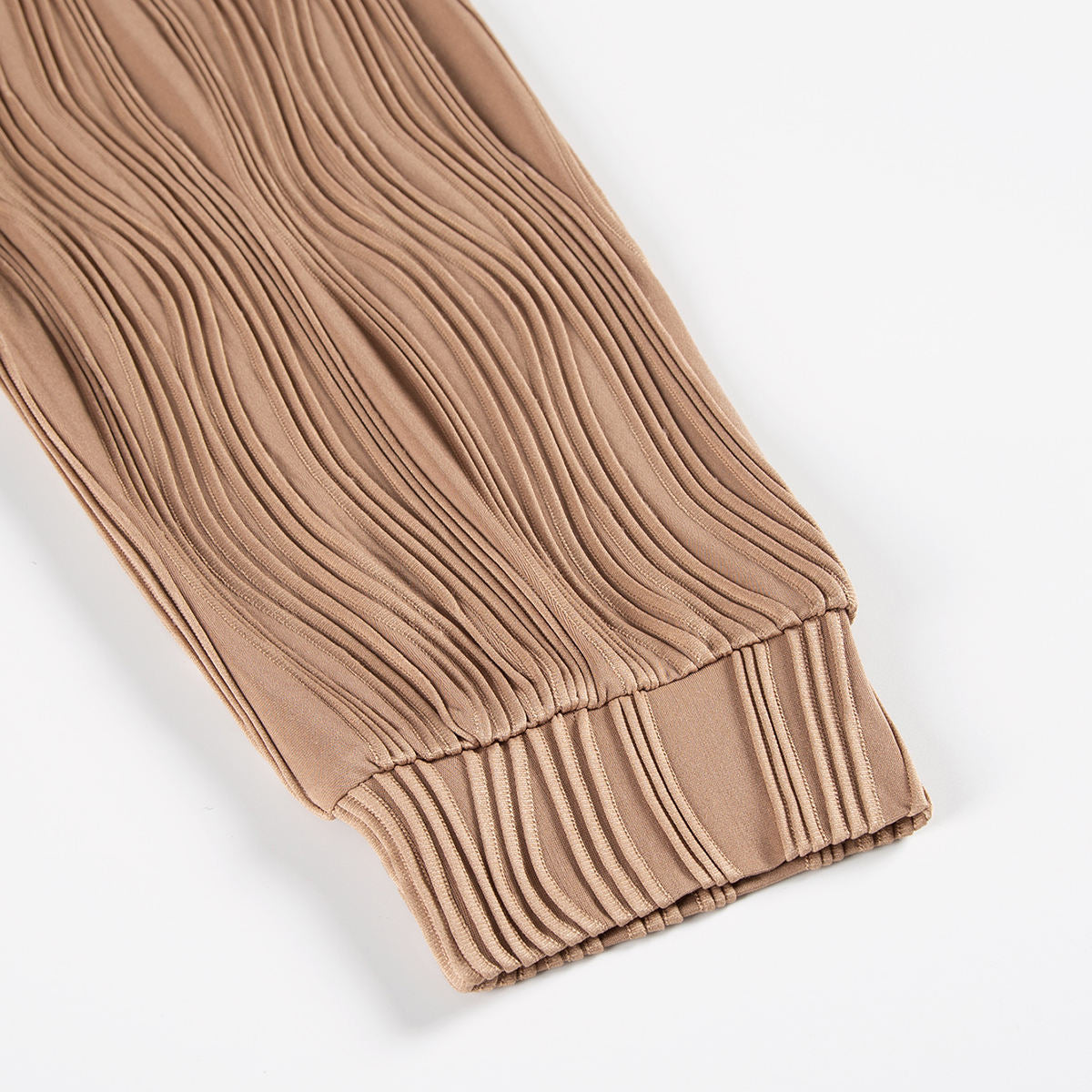 Women’s Textured Button Shirt with Ruffled Fold Collar – Spring & Winter Fashion Top