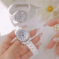 BS Bee Sister Ceramic Women’s Quartz Watch – Elegant 32mm Luxury Timepiece