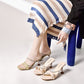 High-Top Style Open Toe Heeled Sandals Women’s Summer Wear