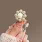 Elegant Tulip Flower Brooch Set for Women – Korean Style Floral Alloy Pin, Fashion Clothing & Scarf Accessory