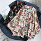 Floral Short Sleeve Korean Shirt