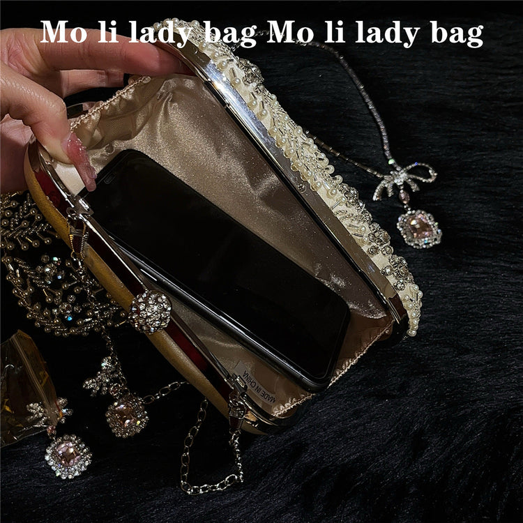 Elegant Cross-Border Evening Casual Tote Bag Pu Material Party Handbag
