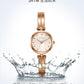 Ge Di Silver Belt Women’s Quartz Watch – 26mm White Dial, 30M Waterproof