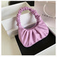New Korean Women's Solid Color Cloud Fold Underarm & Shoulder Bag