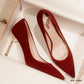 Red High Heels for Women – 8cm Elegant Party & Office Wear Shoes