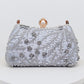 Luxury Women’s Silk Small Square Bag | European Style Evening Handbag