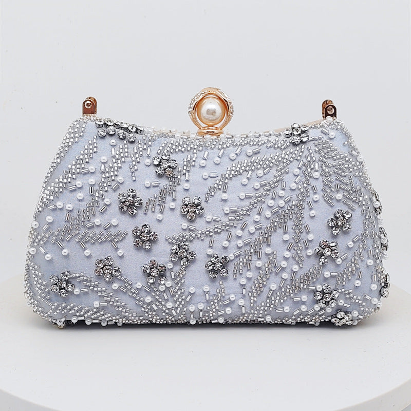 Luxury Women’s Silk Small Square Bag | European Style Evening Handbag