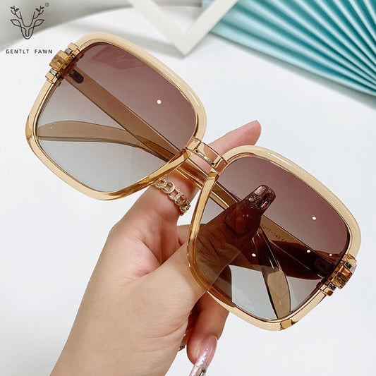 GENTLE FAWN Polarized Gradient Tea Square Sunglasses – UV400 TAC Lens