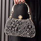 Luxury Women’s Silk Small Square Bag | European Style Evening Handbag