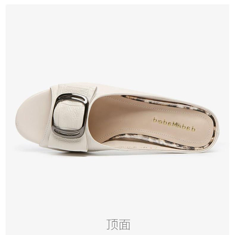 Women’s Roman-Style Open-Toe Sandals – PU Leather Comfort Design | Summer 2025 Collection