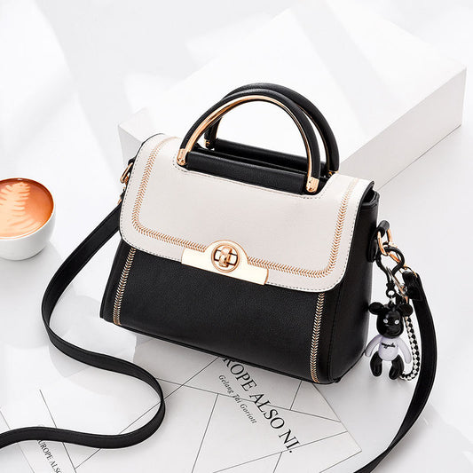 Women’s PU Dress Handbag with Lock Closure – Elegant All-Season Bag
