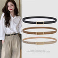 Genuine Leather Belt for Skirt & Dress | Simple Decorative Fashion Belt for women