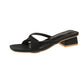 Women’s Office Wear Square Toe Heels – Comfortable Mid Heel Shoes
