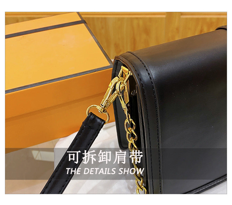 PU Crossbody Armpit Saddle Bag with Magnetic Zipper Closure