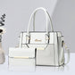 Women’s PU Sequined Shoulder Bag with Zipper – All-Season Style