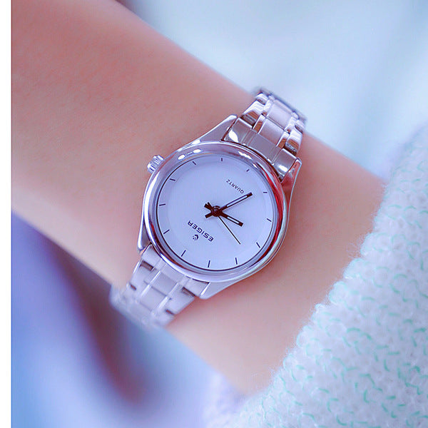 ESIGER Classic Silver Waterproof Watch - Precision & Style