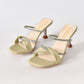 High-Top Style Open Toe Heeled Sandals Women’s Summer Wear