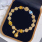 Natural Stone Beaded Bracelet Adjustable Tribal Jewelry