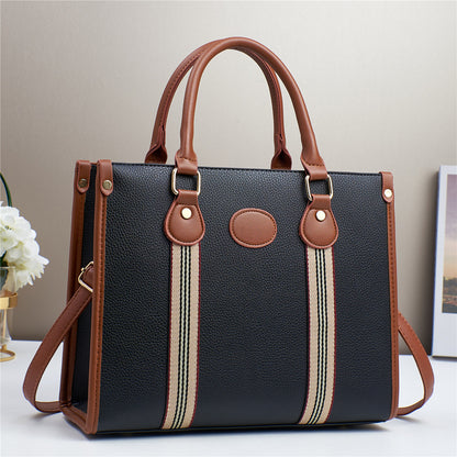 High Quality Large Capacity Stylish Women’s PU Handbag Trendy Fashion