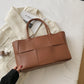 New Fashion Weaving Women's Bag Compartments Wide Braided Handmade Bag