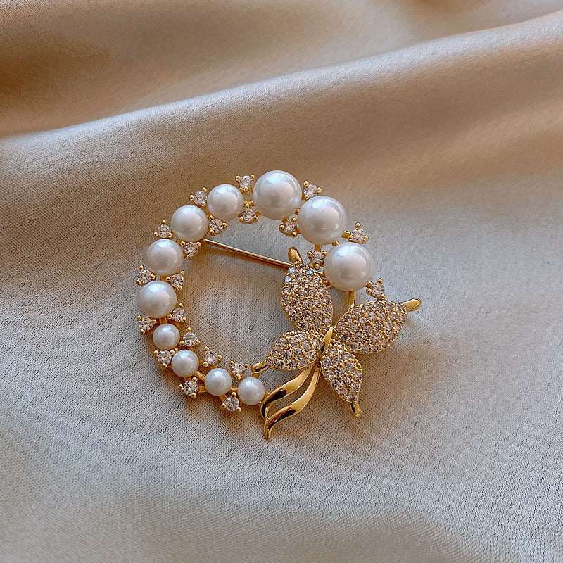Elegant Tulip Flower Brooch Set for Women – Korean Style Floral Alloy Pin, Fashion Clothing & Scarf Accessory