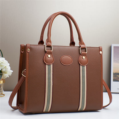 High Quality Large Capacity Stylish Women’s PU Handbag Trendy Fashion
