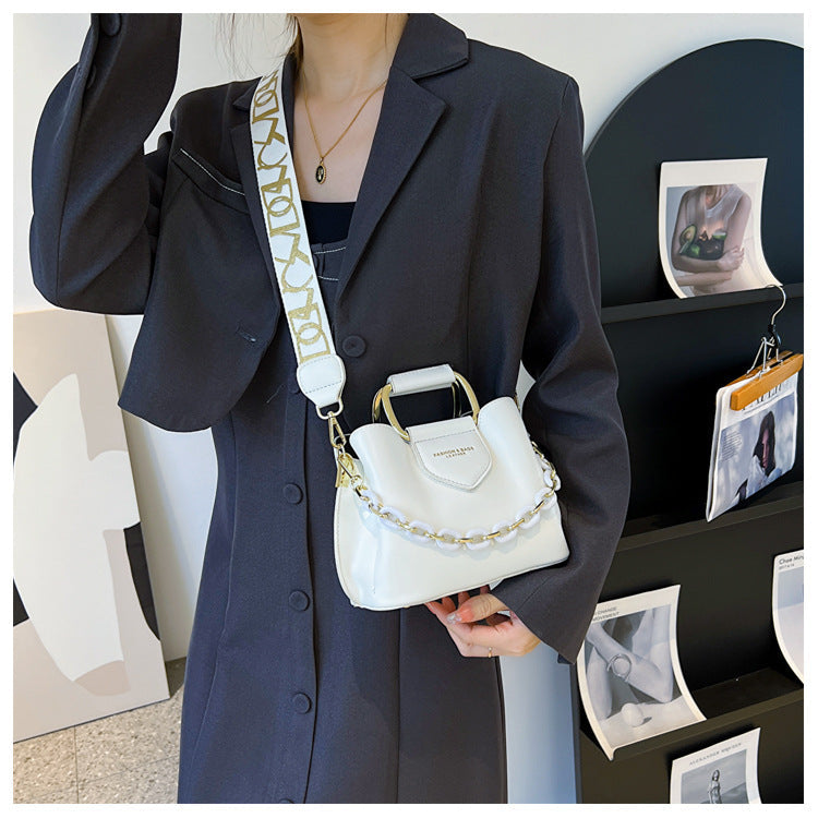 Women’s Metropolis PU Shoulder Bag – Soft Vertical Handbag (Black/Brown/White)