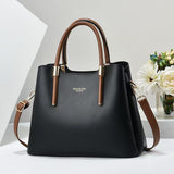 Women's Elegant Crossbody Bag Large Capacity Leather Handbag