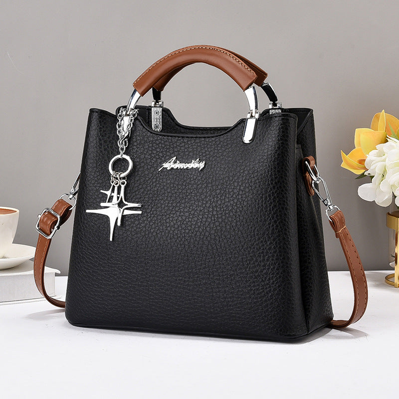 Trendy Crossbody Handbag with Zip Closure PU Texture Fashion Style Wholesale From Manufacturer