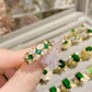 Luxury Design Silver Alloy Finger Ring for Women