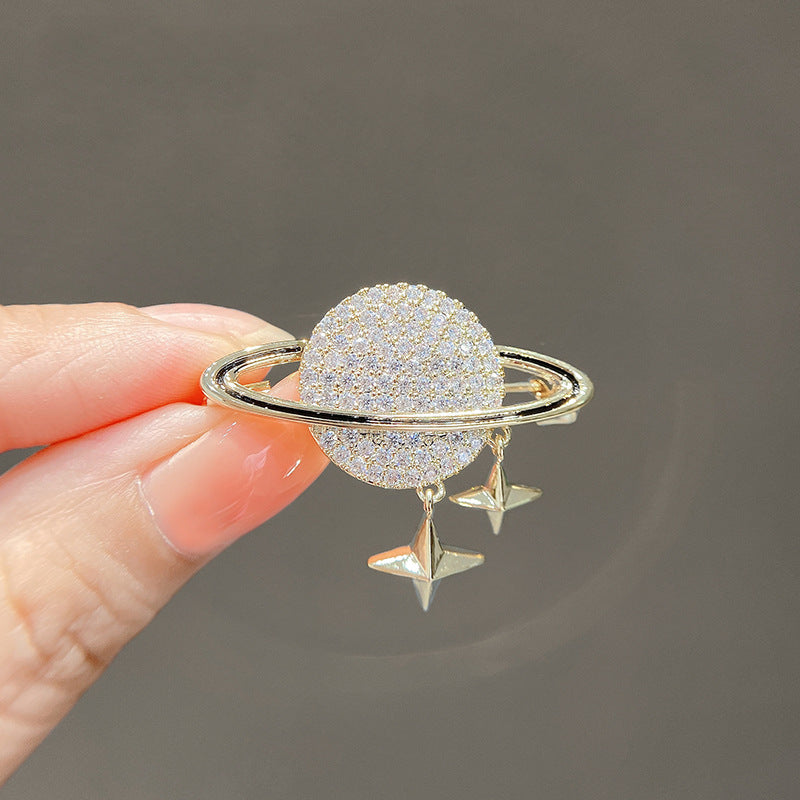Elegant Tulip Flower Brooch Set for Women – Korean Style Floral Alloy Pin, Fashion Clothing & Scarf Accessory