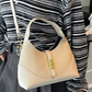 Women’s PU Shoulder Bag with Zipper - All-Season Daily Handbag