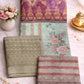 Unstitched Cotton Screen Printed Shalwar Kameez For Women3Piece Dress - Ethnic Elegance
