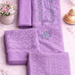 Beautiful Readymade Wet Lace Georgette Stone & Lace Work Three Piece collection