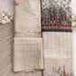 Unstitched Cotton Screen Printed Shalwar Kameez For Women3Piece Dress - Ethnic Elegance