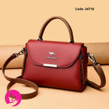 New Classic PU Leather Handbag High Quality Soft Shoulder Purses for Ladies
