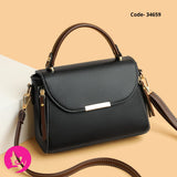 New Quality PU Leather Single Strap with Zip Closure Candy Pattern Bag