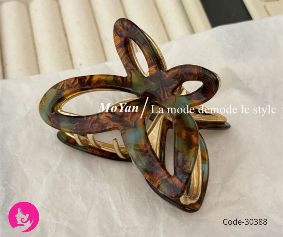 Mo Yan Butterfly Acetate Crab Hair Clip – Premium Mermaid & Pastel Colors