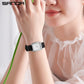 Women’s Stainless Steel Square Quartz Watch – Simple Analog Fashion Timepiece