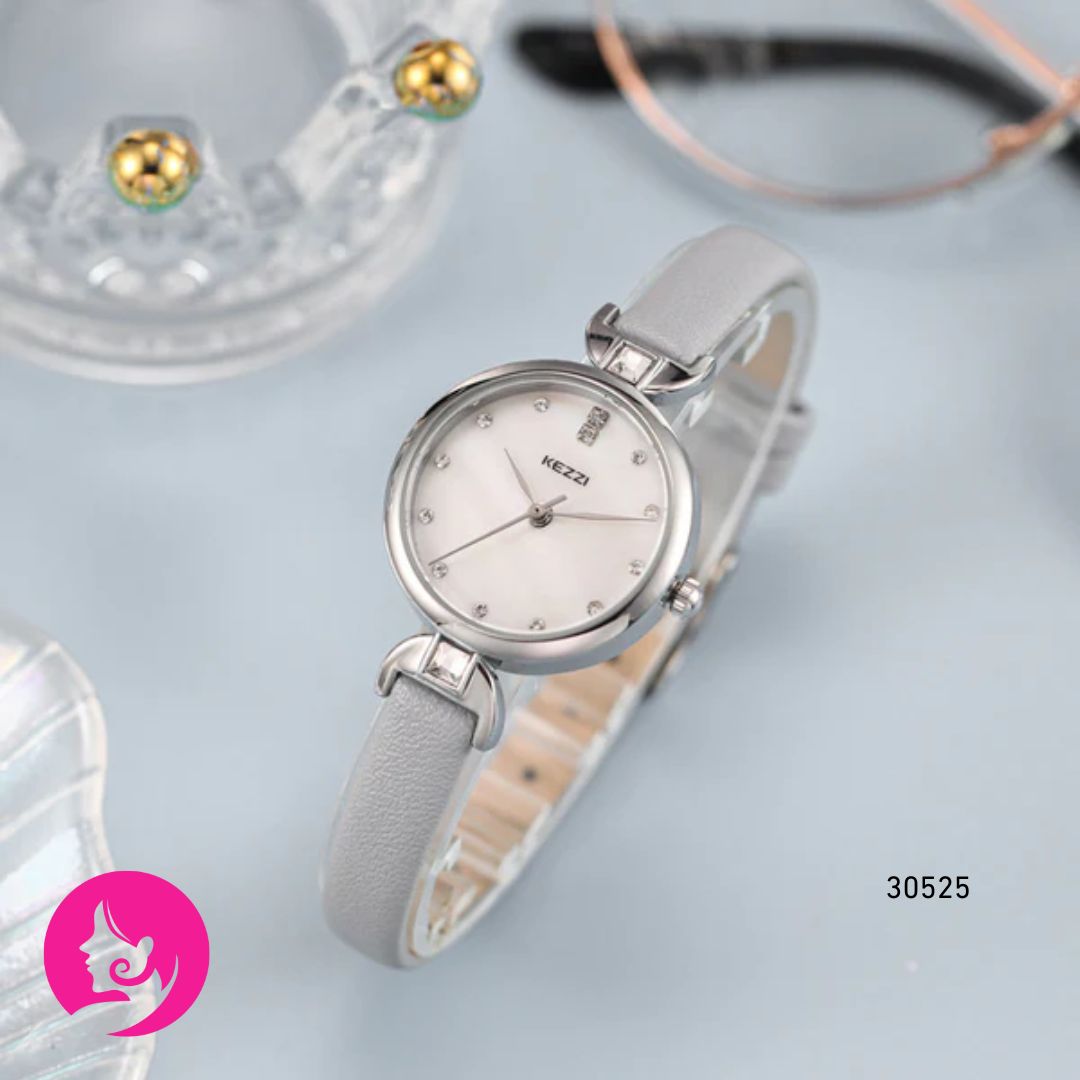 MSTIANQ “Little Ear” Women’s Retro Leather Watch – Lightweight Luxury Quartz Style