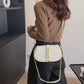 Women's Fashion PU Durable Crossbody Armpit Magnetic Zipper Shoulder Bag