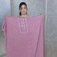 Indian Unstitched Organza Tissu Shalwar Kamiz Four Piece Party Dress For Women (4 Piece) - Dress For Girls