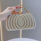 Luxury Pearl Diamond Evening Bag for Women | Banquet & Party Clutch
