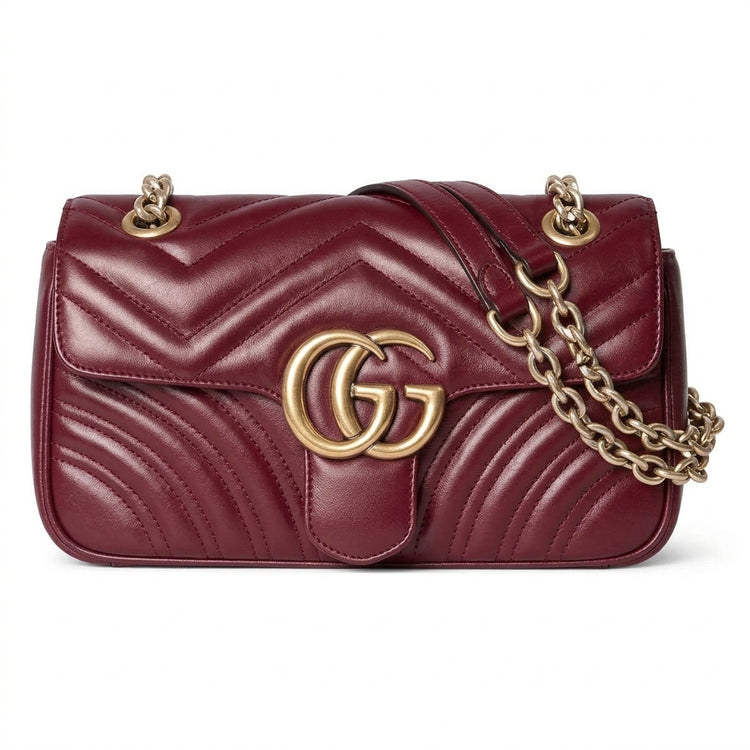 Premium Black Chevron Quilted Shoulder Bag with Gold-Tone Hardware