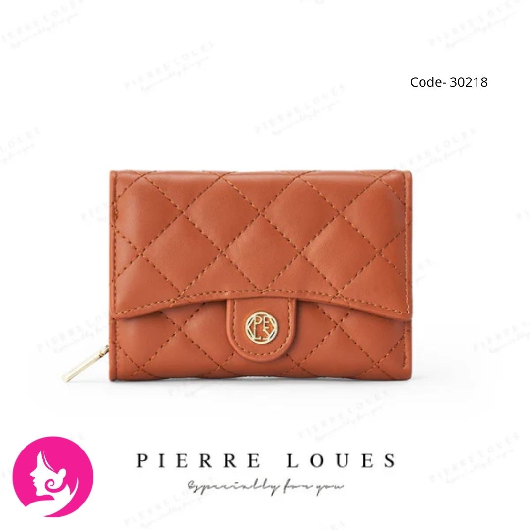 Pear Louis Chanel-Style 3-Fold Wallet – Timeless Compact Elegance