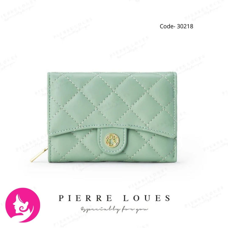 Pear Louis Chanel-Style 3-Fold Wallet – Timeless Compact Elegance