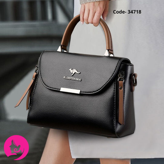 New Classic PU Leather Handbag High Quality Soft Shoulder Purses for Ladies